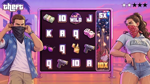 Colorful character and slot game design